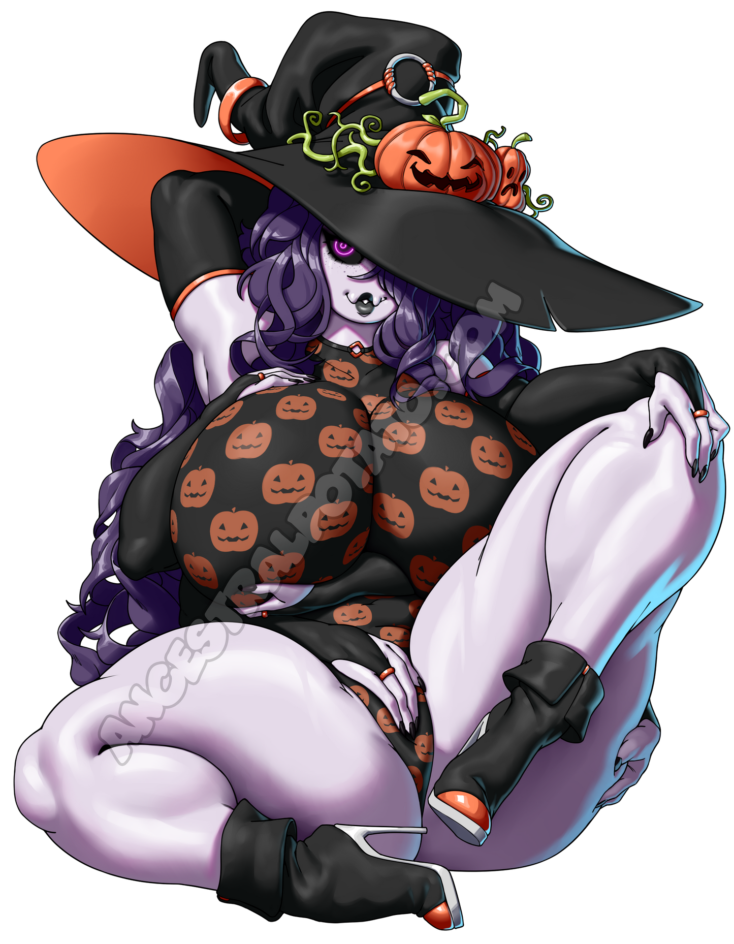 Alluring, Accursed Arachnid - Sticker